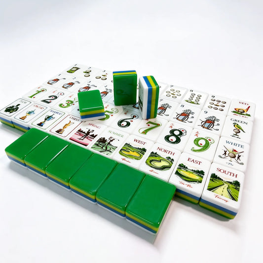 The Fairway Club Golf Mahjong Set