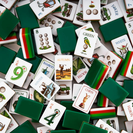 The Fairway Club Golf Mahjong Set