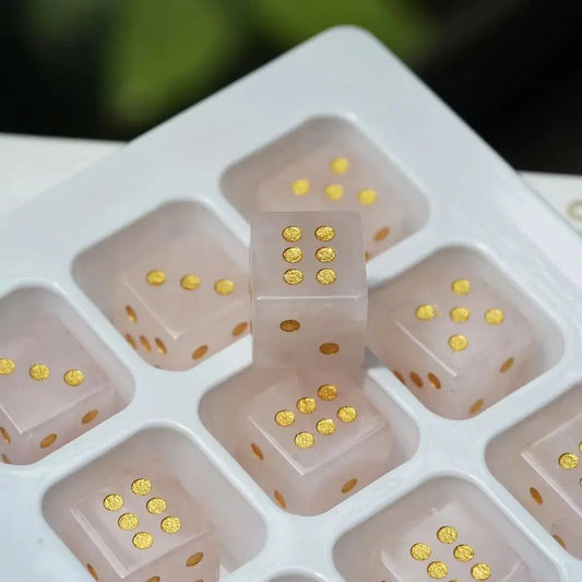 Crystal Gemstone Luxury Mahjong Dice