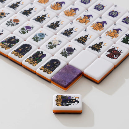 Haunted House Halloween Mahjong Set