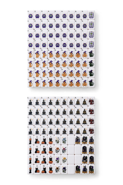 Haunted House Halloween Mahjong Set