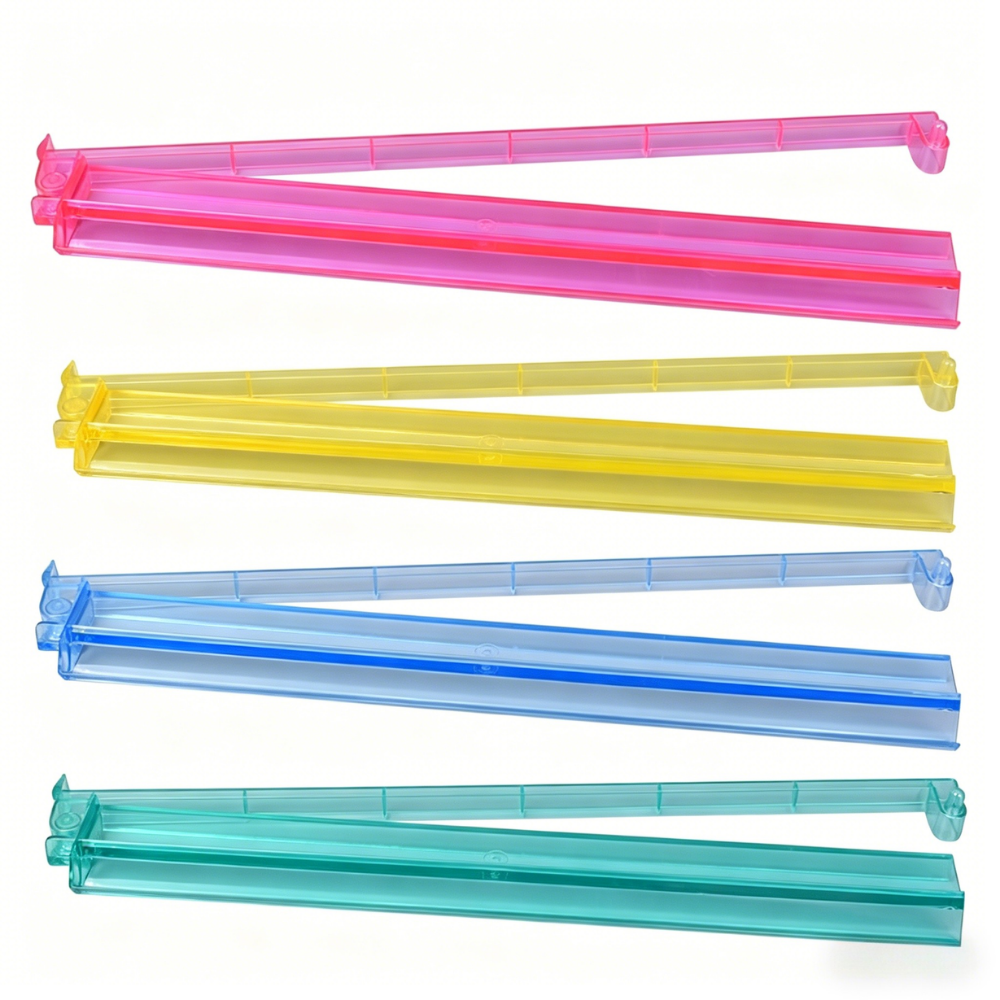 18" Translucent Pastel  Mahj Racks with Pushers (4-Pack)