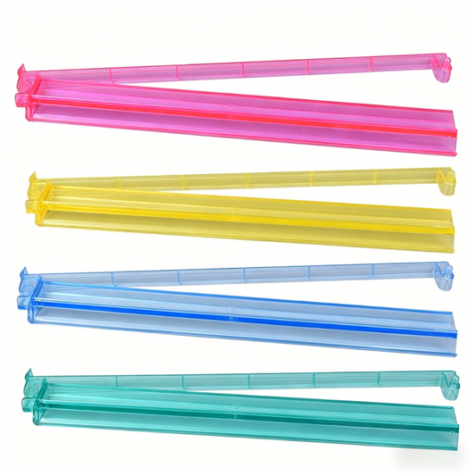 18" Translucent Pastel  Mahj Racks with Pushers (4-Pack)