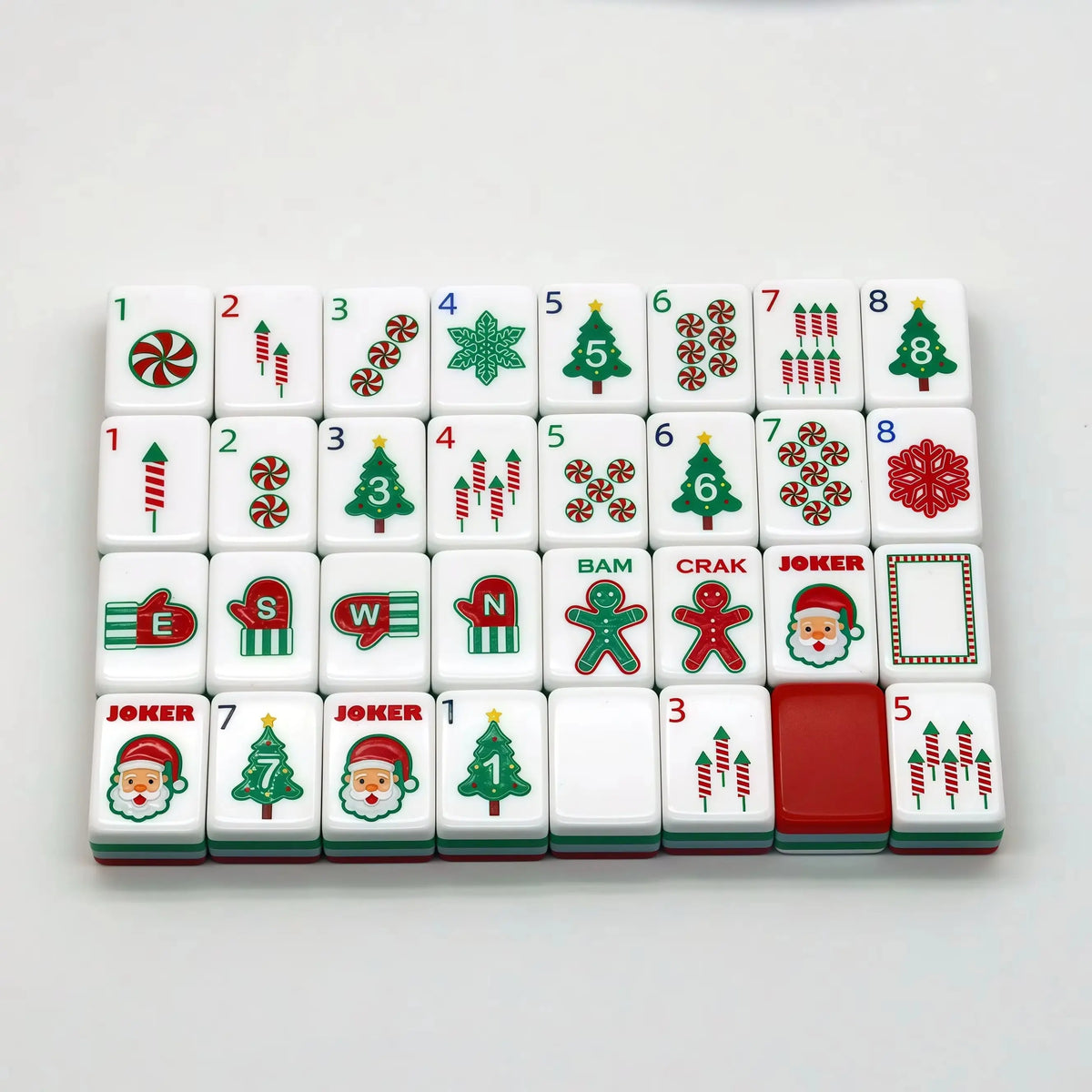 Yuletide Wonderland Christmas Mahjong Set