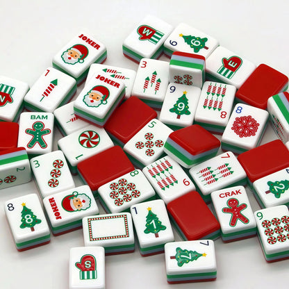 Yuletide Wonderland Christmas Mahjong Set
