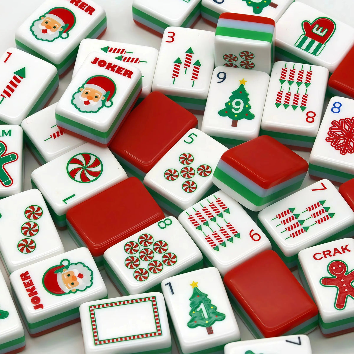 Yuletide Wonderland Christmas Mahjong Set