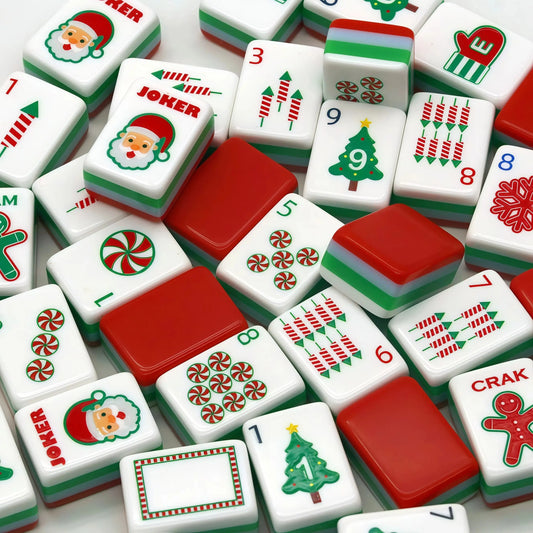 Yuletide Wonderland Christmas Mahjong Set