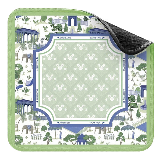 Royal Garden With Directional Guide Mahjong Mat