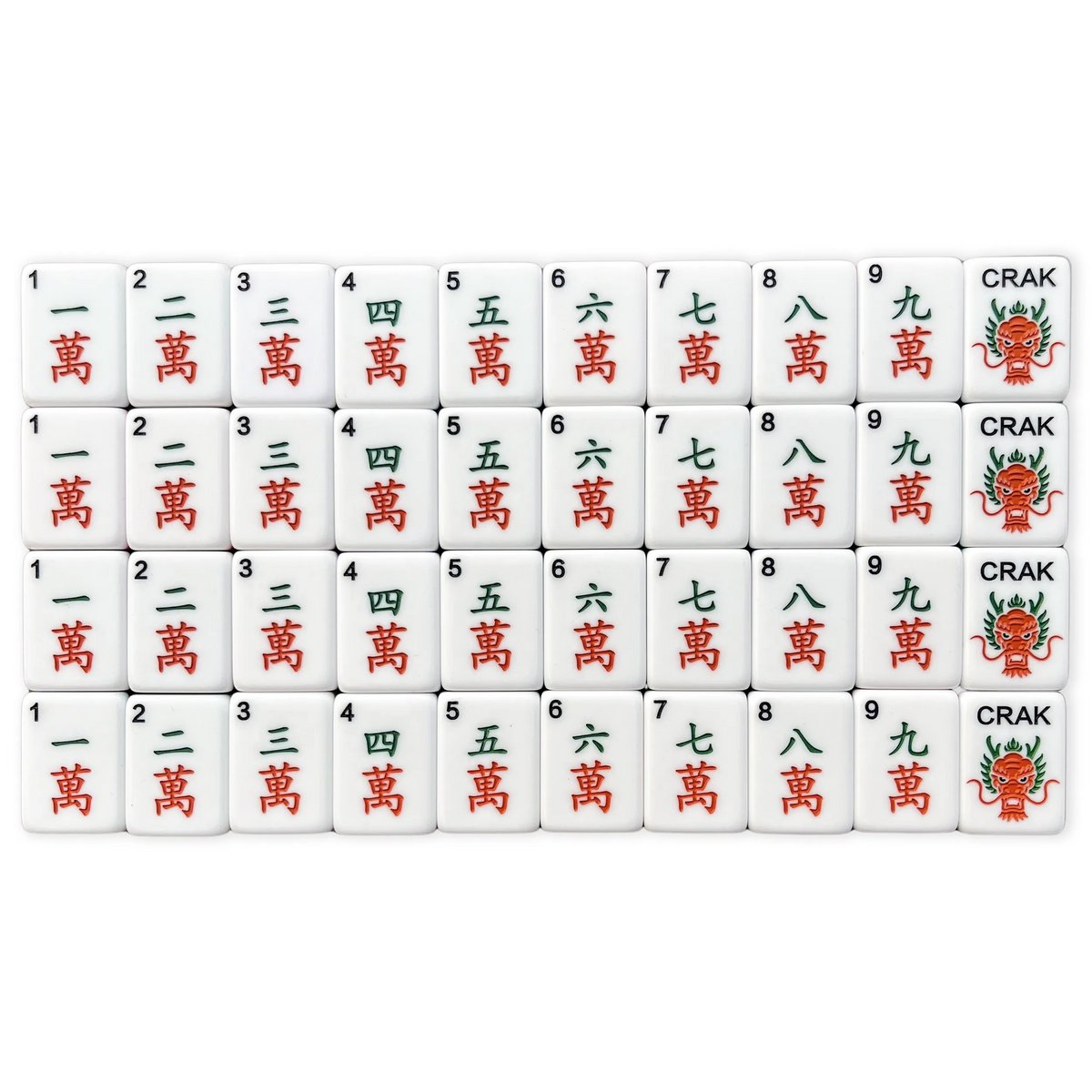 Wildwood Bamboo Bear Heritage Mahjong Set