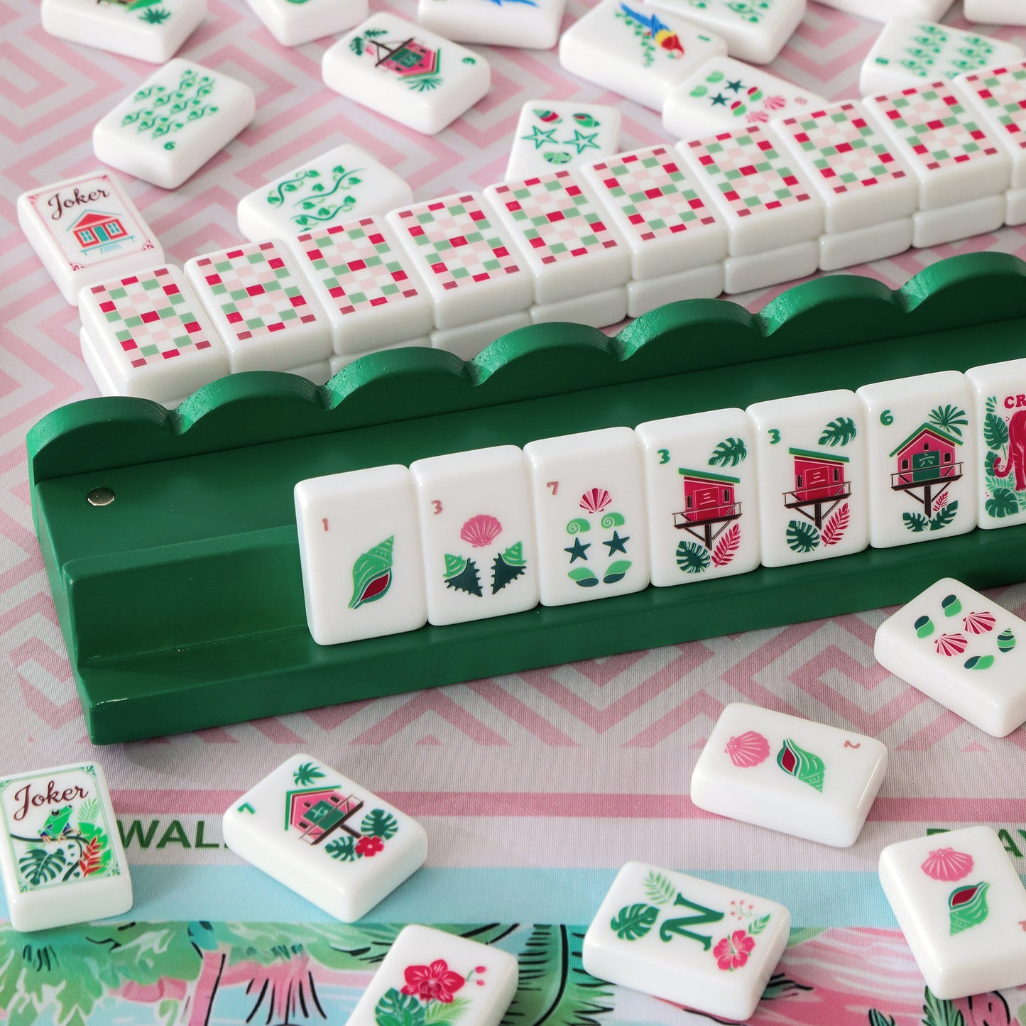 Tropical Jungle Mahjong Set
