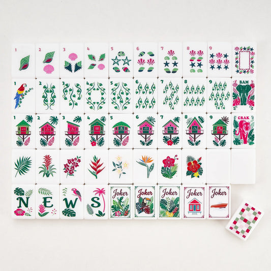 Tropical Jungle Mahjong Set