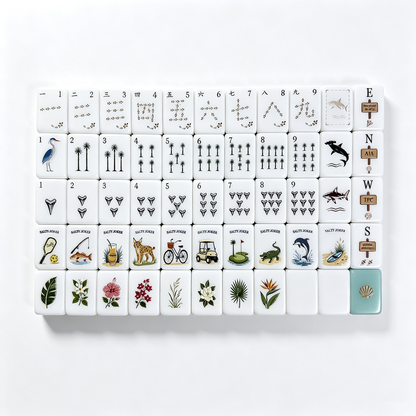 Florida Coastal Resort Mahjong Set