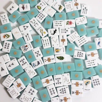 Florida Coastal Resort Mahjong Set