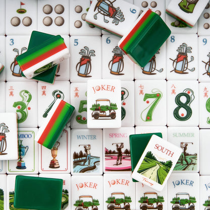 The Fairway Club Golf Mahjong Set