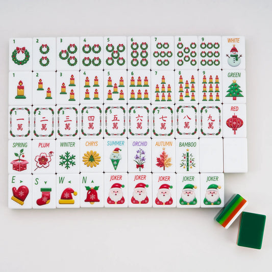 Holly Jolly Christmas Mahjong Set