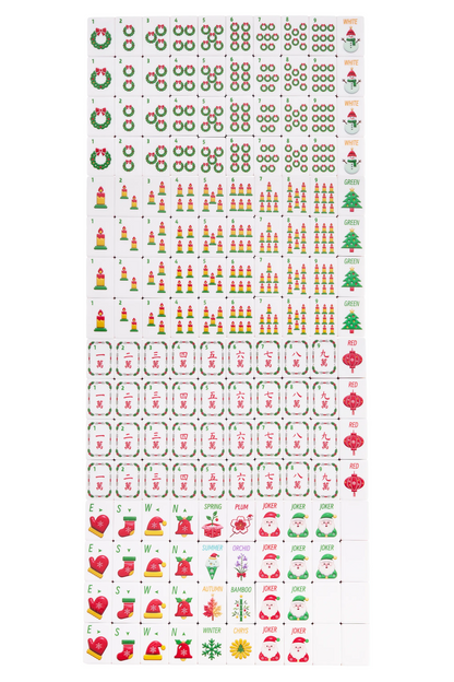 Holly Jolly Christmas Mahjong Set