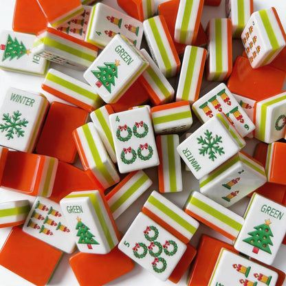 Holly Jolly Christmas Mahjong Set