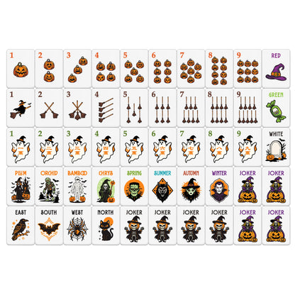 Tortoiseshell Halloween Mahjong Set