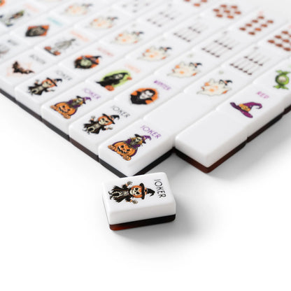 Tortoiseshell Halloween Mahjong Set