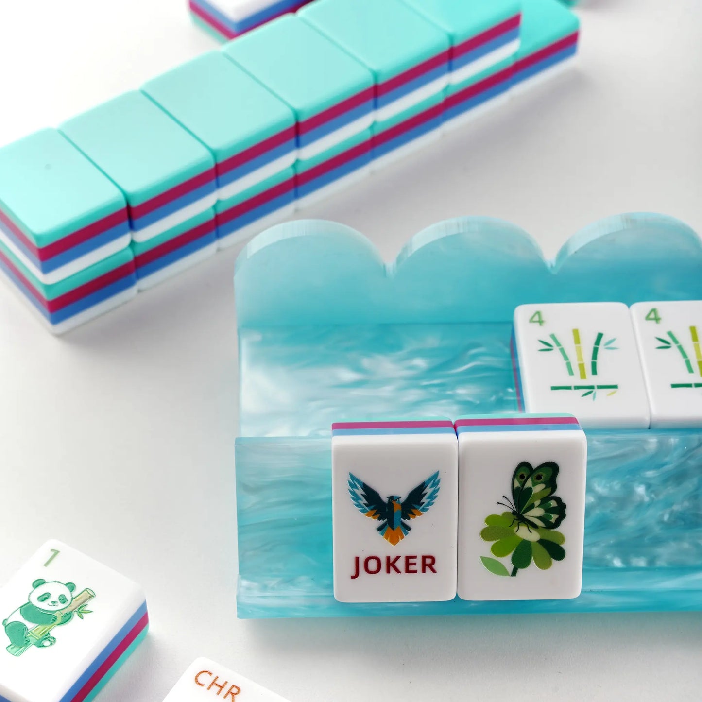 Greek Temple Manor Garden Mahjong Set