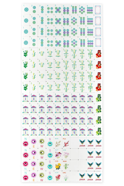 Greek Temple Manor Garden Mahjong Set
