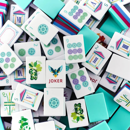 Greek Temple Manor Garden Mahjong Set