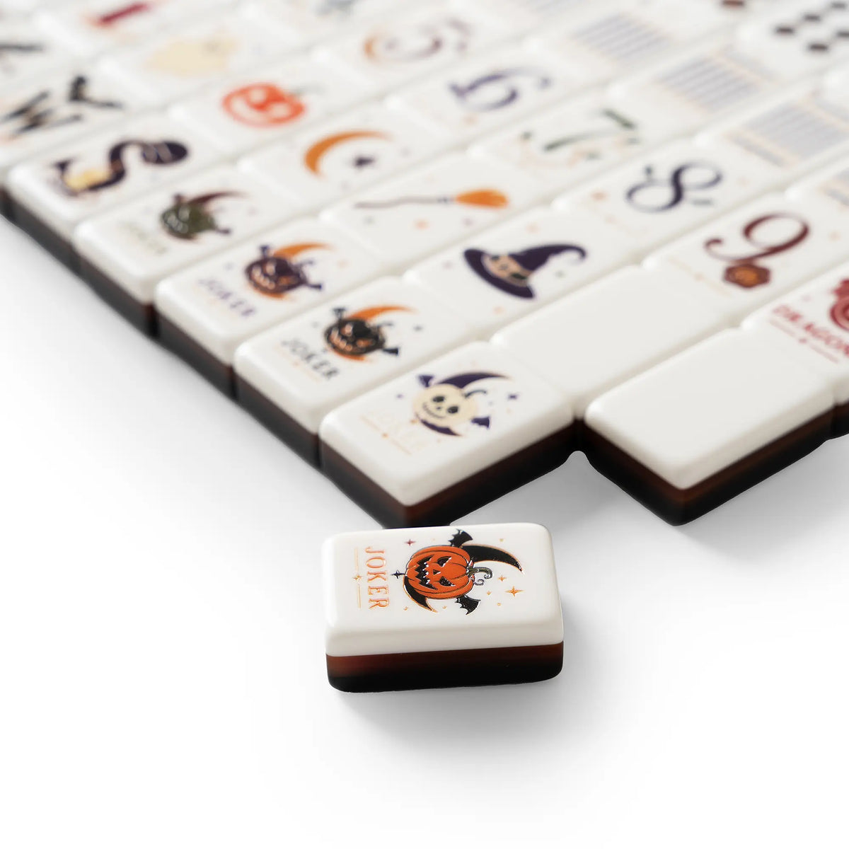 Midnight Witchcraft Halloween Mahjong Set