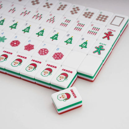 Yuletide Wonderland Christmas Mahjong Set
