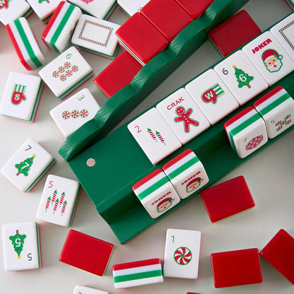 Yuletide Wonderland Christmas Mahjong Set