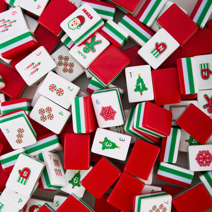 Yuletide Wonderland Christmas Mahjong Set