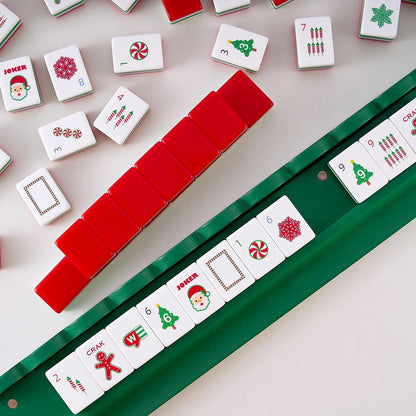 Yuletide Wonderland Christmas Mahjong Set