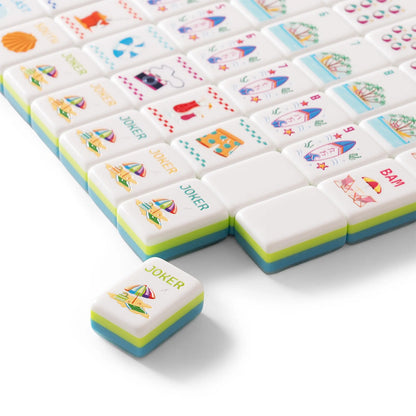 Sunny Beach Day Mahjong Set
