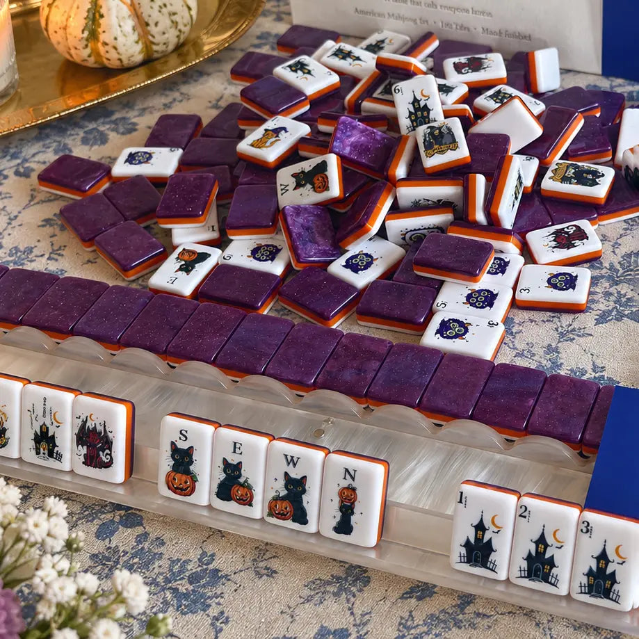 Haunted House Halloween Mahjong Set