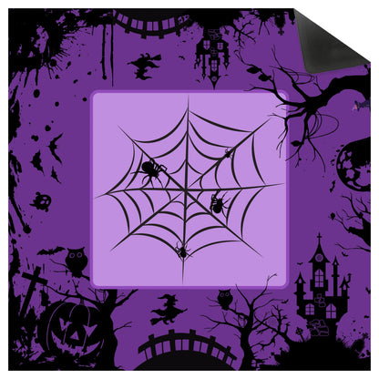 Halloween Witch Cobweb Mahjong Mat